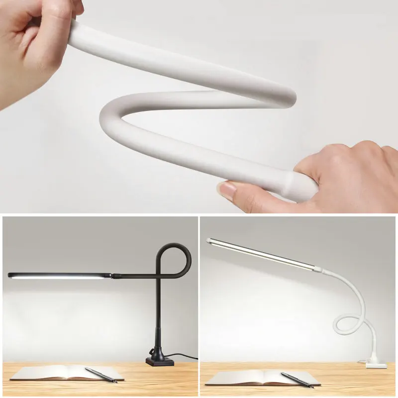  13W Remote Control Five Brightness and Five Color Temperature Modern Office Led Table Lamp with Cli - 32973527293