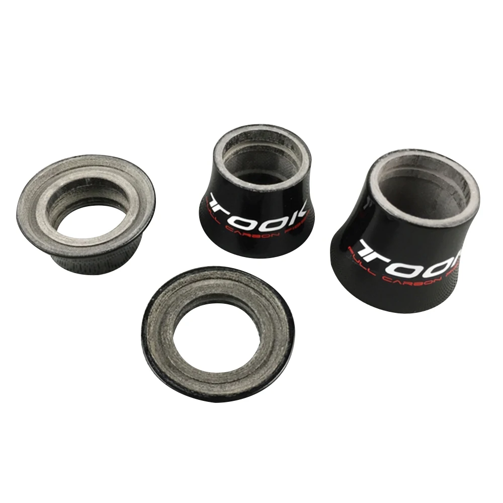 1 1/8" Glossy Tapered Carbon Fiber Headset Spacer Road Bike Bicycle