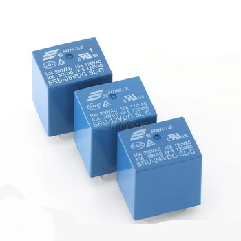

5PCS/lot Relay SRU-05VDC-SL-C SRU-12VDC-SL-C SRU-24VDC-SL-C T70 15A 5PIN