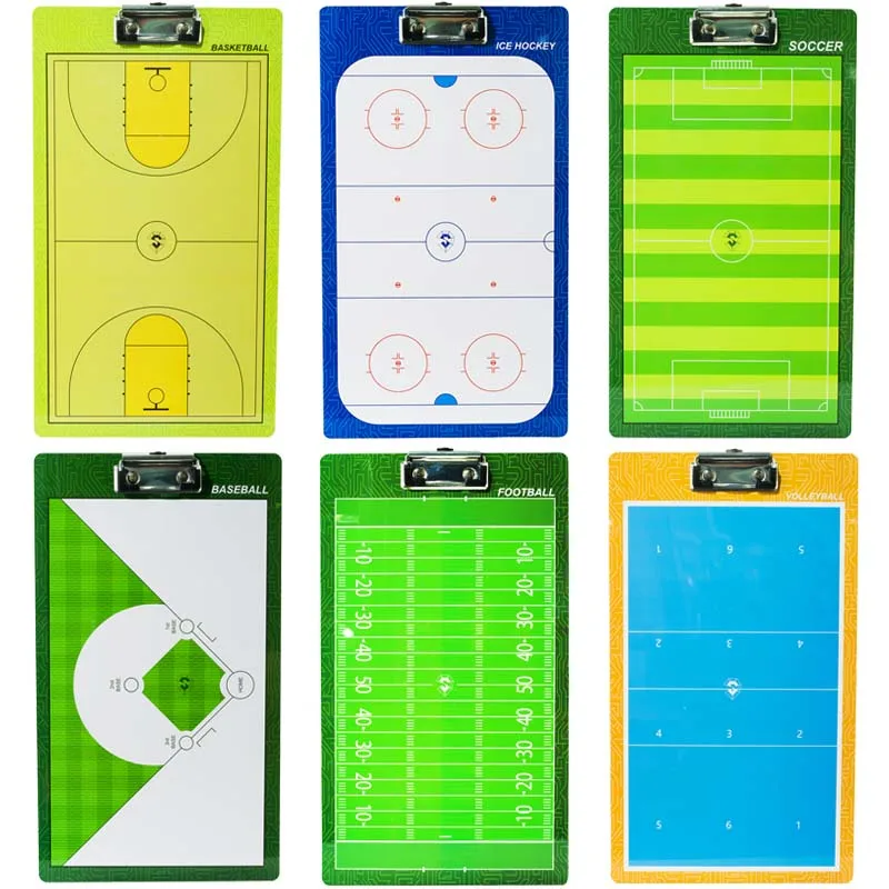 

Portable Football Tactic Board Training Guide Soccer tactical exercises Coach tactical board