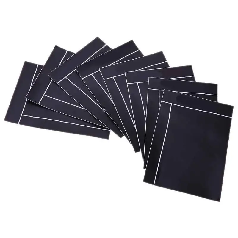 

7pcs Removable Blackboard Label Sticker Reusable Mini Wooden Blackboard Chalkboard Stick Event Part with Chalk 21 X 15 cm