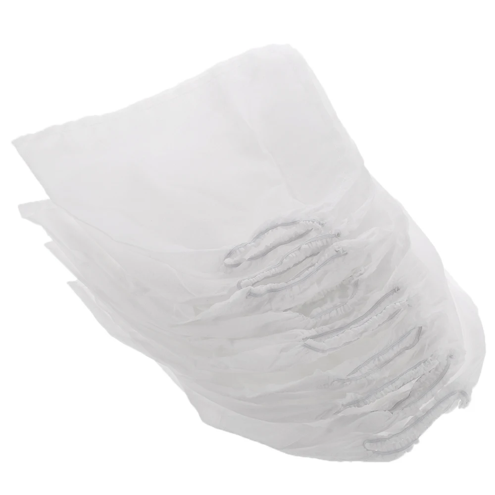 

10Pcs/set White Non-woven Nail Dust Collector Bag for Nail Art Dust Suction Collector Use Nail Replacement Bag Manicure Tools