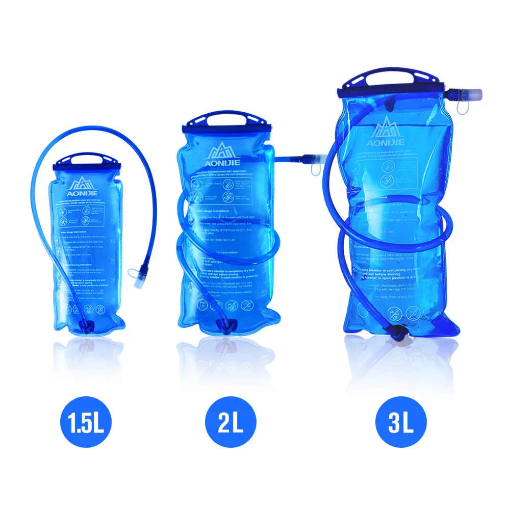 

AONIJIE Outdoor Cycling Running Foldable PEVA Water Bag Sport Hydration Bladder for Camping Hiking Climbing