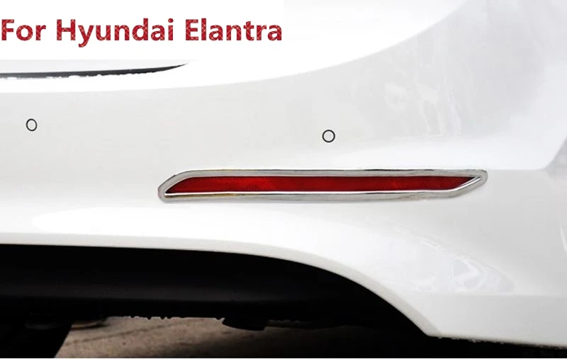Для Hyundai Elantra Avante 2016 2017 Sedan 2 шт. задний противотуманный фонарь с колпачком для