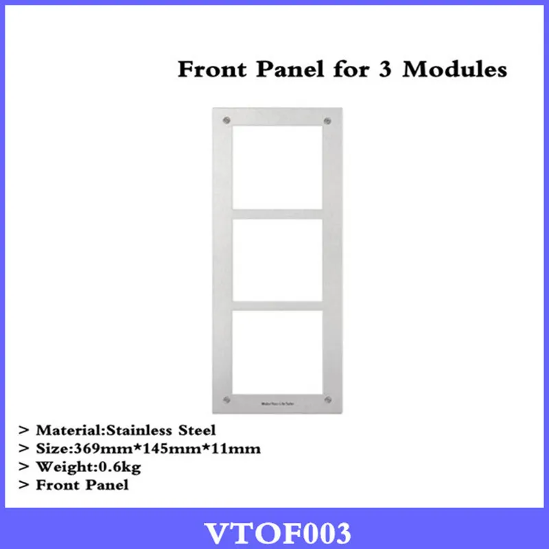 

DH VTOF003 Front Panel for 3 Modules