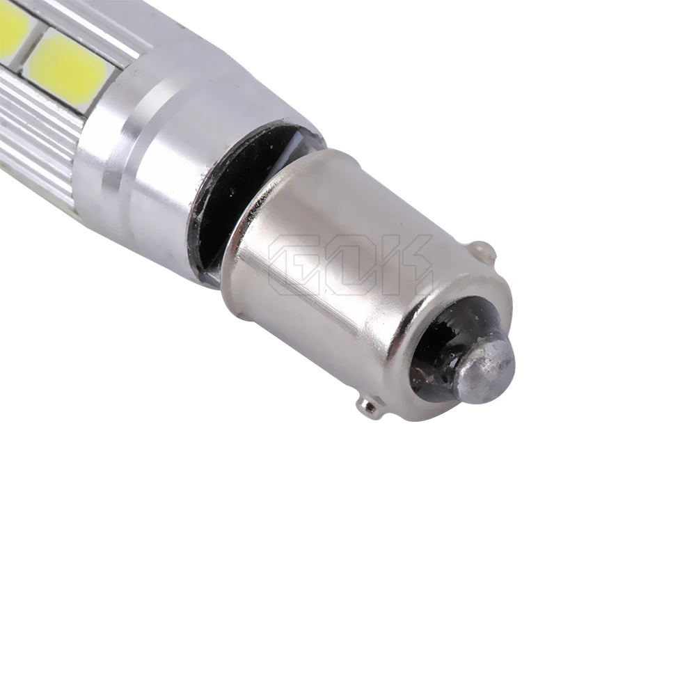50 шт./лот авто LED BA9S лампы T4W LED W5W Canbus BA9S 10smd 5630 5730 Светодиодная лампа без ошибка Автомобильные светодиодные