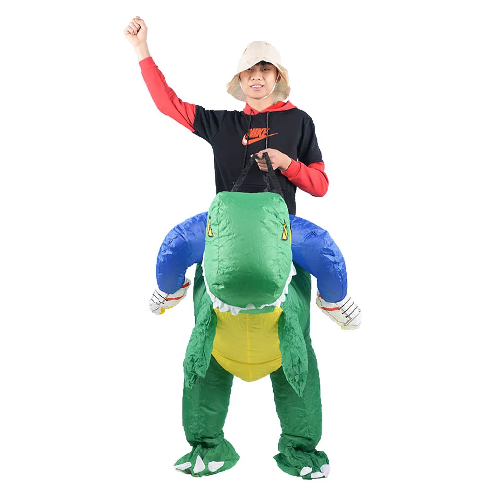 Hot Selling Inflatable Dinosaur Costumes T-Rex Family Game Animal Dino Rider Adult Kids Size Fancy Dress Purim Halloween Cosplay Hot Selling Inflatable Dinosaur Costumes T-Rex Family Game Animal Dino Rider Adult Kids Size Fancy Dress Purim Halloween Cosplay
