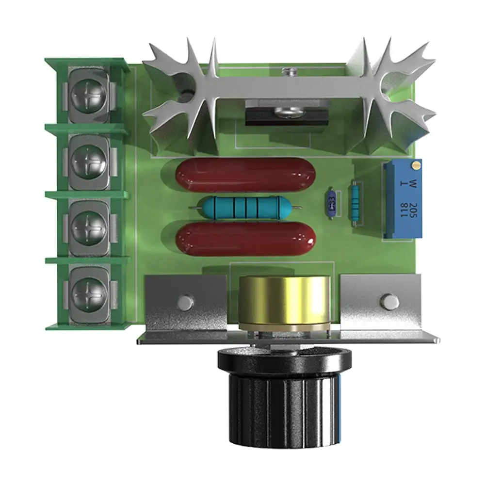 AC 220 В 2000 Вт SCR регулятор напряжения Диммеры Регулятор скорости двигателя термостат электронный регулятор напряжения модуль