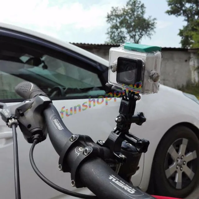 For Gopro Accessories Bike Bicycle Motorcycle Mount Handlebar Mount Adjust Tripod for Go Pro Hero 3+ 4 5 Xiaomi Yi II 4K Sjcam S