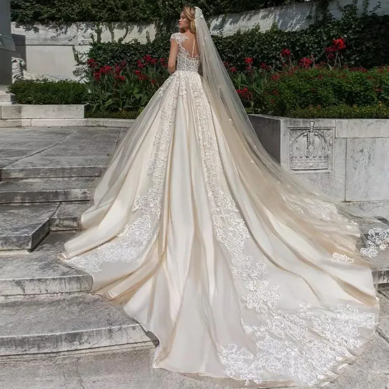 gorgeous-lace-ball-gown-wedding-dressebeaded-sheer-bateau-neck-plus-size-appliqued-bridal-gowns-buttons-back-cathedral-vestido-de-novia