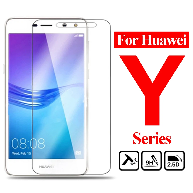 Защитное стекло для huawei y6 prime 2018 y7 y9 y3 y5 2017 hauwei y 6 6y на huawey y6ii y5ii ii закаленное