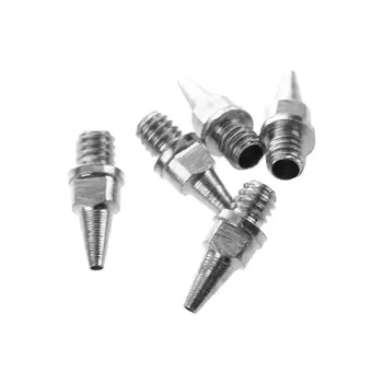 

New 5 Pcs Stainless Steel 0.5 mm Nozzles Replacement for Airbrush