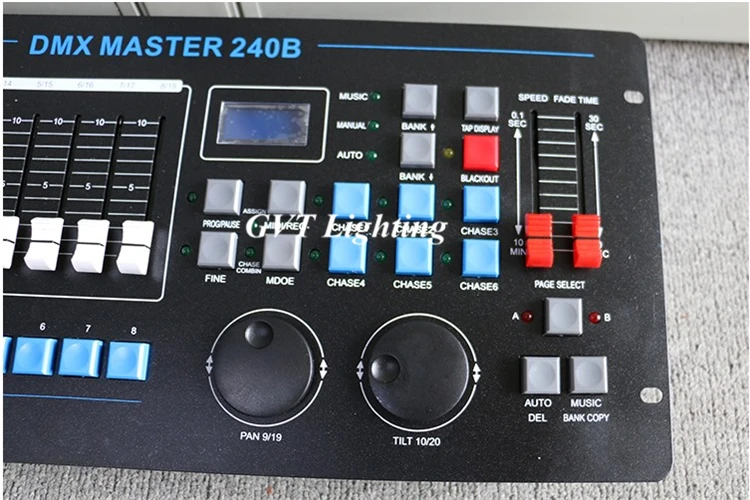 Новинка DMX 240B DMX512 Dj консоль движущаяся головка управление светильник щением 240
