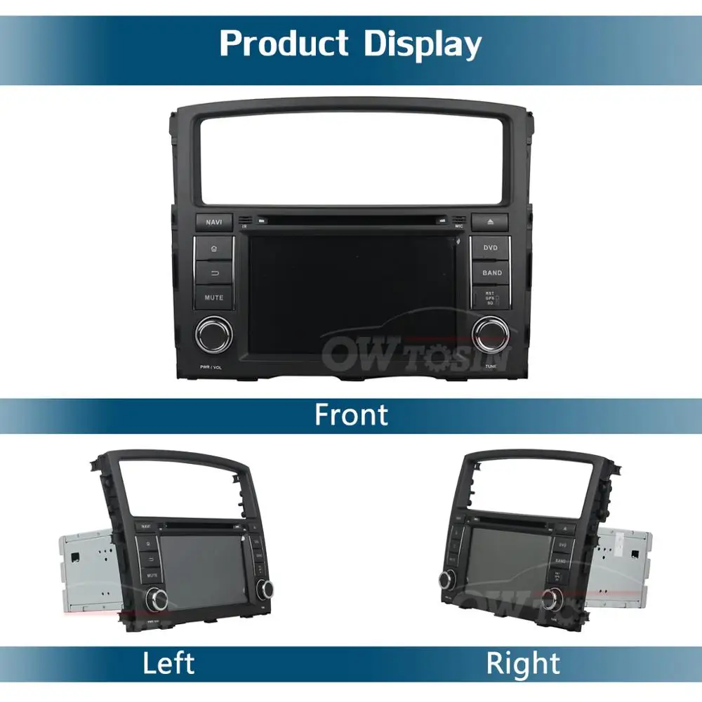 Flash Deal 7" IPS 1920*1080 8Core 4G RAM+64G ROM Android 9.0 Car DVD Player For Mitsubishi Pajero V97 V93 2007-2019 DSP Radio GPS Parrot BT 4