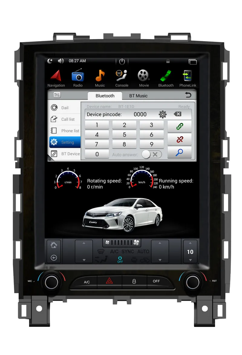 Perfect 10.4" Vertical Screen Tesla Style Android 7.1 Car GPS Navigation for Renault Koleos 2017 Megane 2017 with Radio BT Stereo Player 2