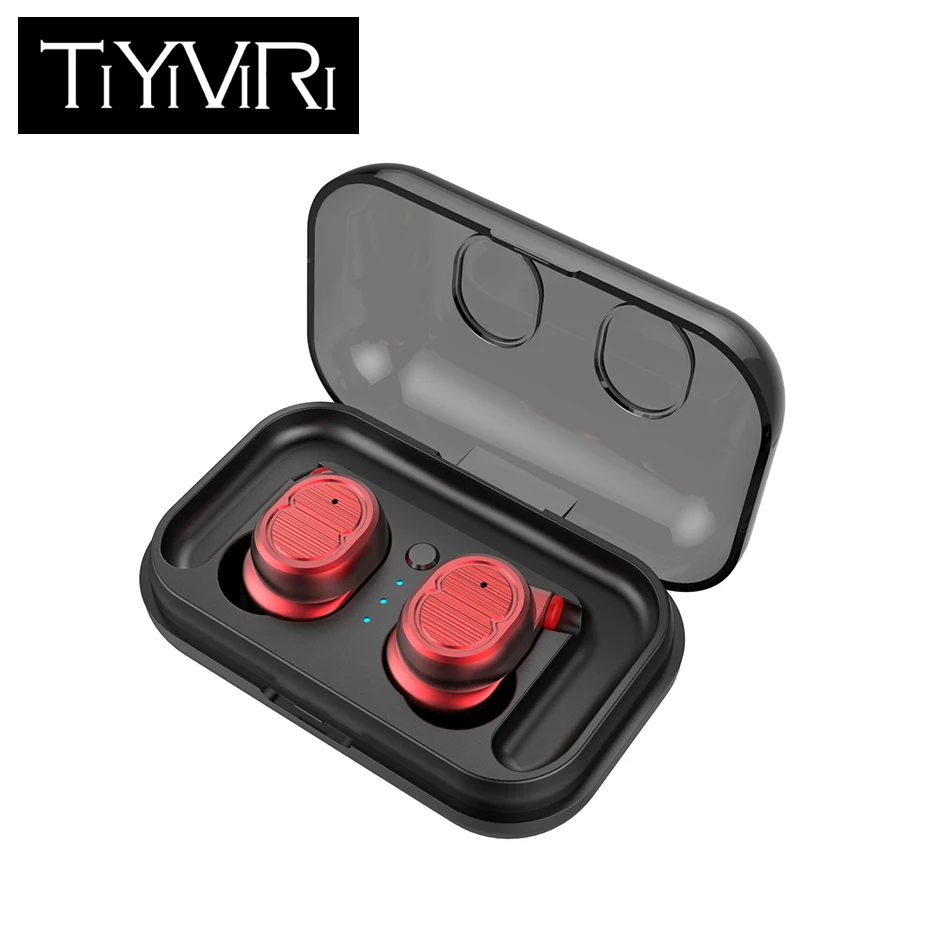 TiYiViRi магнитные беспроводные Bluetooth наушники сенсорное управление настоящие мини