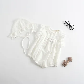 

Baby girl 0-2 years old summer cotton sleeveless jumpsuits Baby girl Rompers