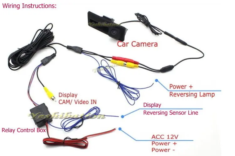 Yeshibation камера заднего вида для Honda CRV CR-V 2012~-Резервное копирование камера заднего вида Комплекты RCA и экран совместимы