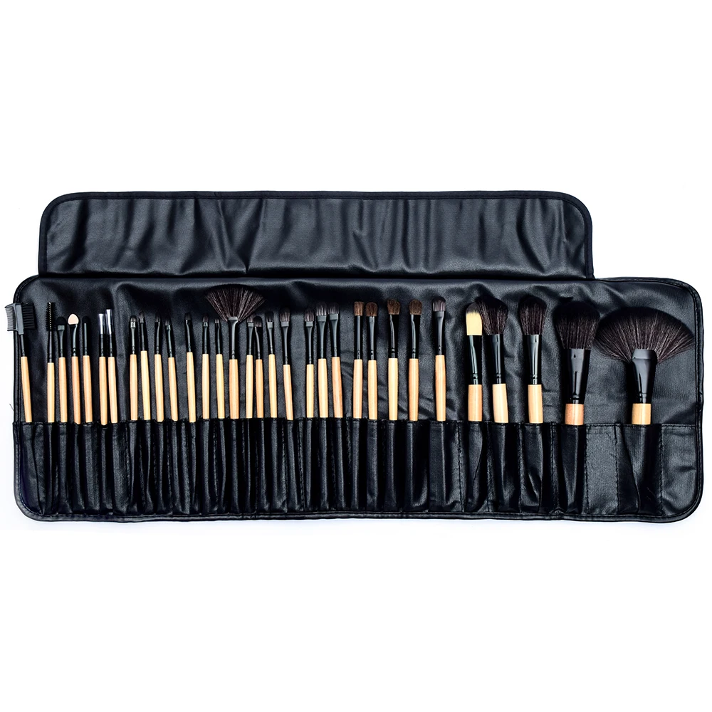 Conjunto de Pincéis de Maquiagem Pincéis de Maquiagem para pó Ferramenta de Beleza Kit com 24 Profissional Base Sombra Artista Alta Qualidade Bbl 16 Cheap Aplicador de sombra