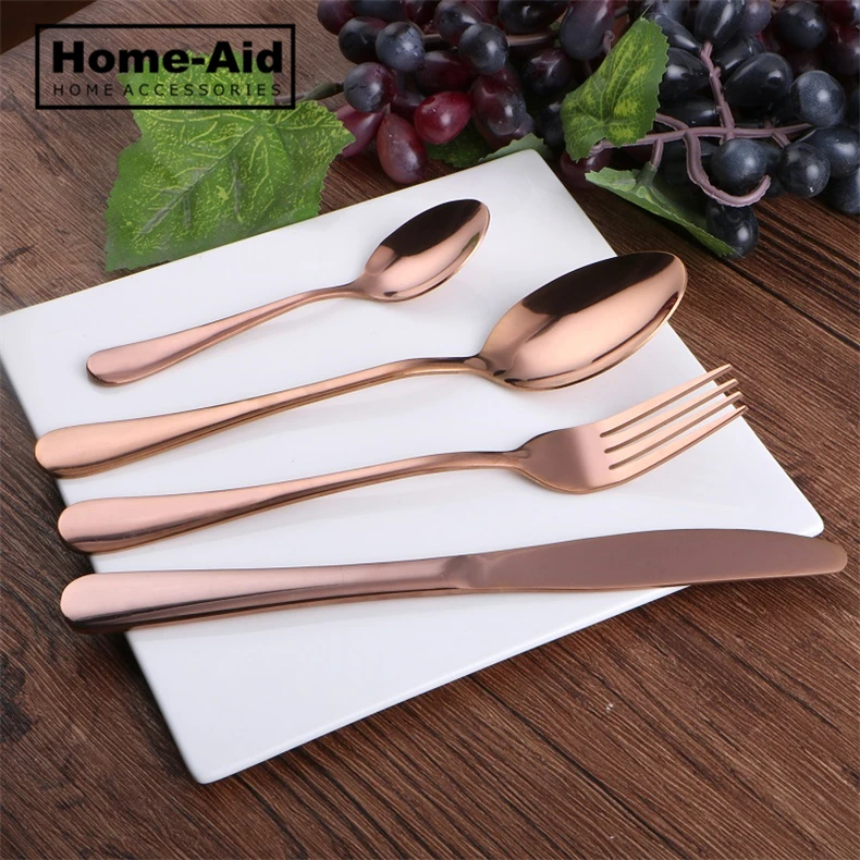 Rose-Gold-Titanium-Coating-Stainless-Steel-Cutlery-Set-Teaspoon-Dinner-Fork-Knife-Western-Tableware-Dinnerware-Kitchen