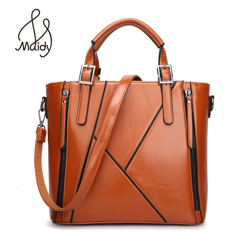 

Restoring Ancient Ways Fashion Patchwork Designer Split Office Ladies Bags Women Handbag Brand High Quality Shoulder Bag Tote