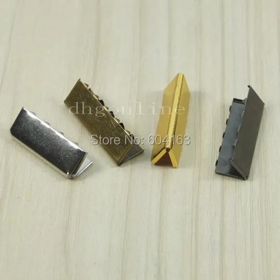 

100 Pcs Belt End Tip Buckle for Cotton Webbing Tag Bag 1" 25mm Choice