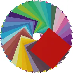 Оригами Бумага Двусторонняя Цвет-200 листов-20 Цвета-6 дюймов квадратный легко сложить Бумага для начинающих