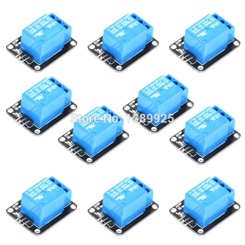 FREE SHIPPING Factory Selling KY-019 10pcs/lot 1 Channel 5V Relay Module for SCM Household Appliance Control