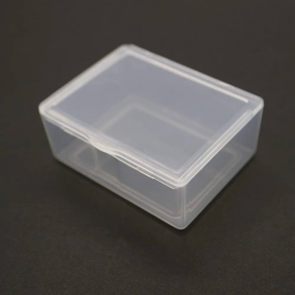 50pcs/lot Small rectangular box Transparent plastic box ...