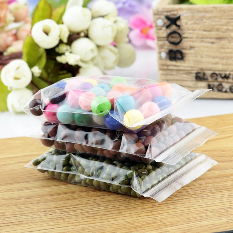 500pcs/lot Small Ziplock Bags jewelry ziplock bags Self sealing ziplock