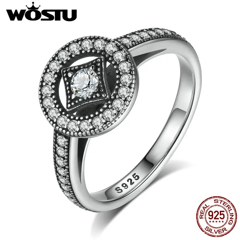 

Hot Sale 100% 925 Sterling Silver Vintage Allure Ring For Women Original Brand Finger Ring Luxury Fine Jewelry XCH7199