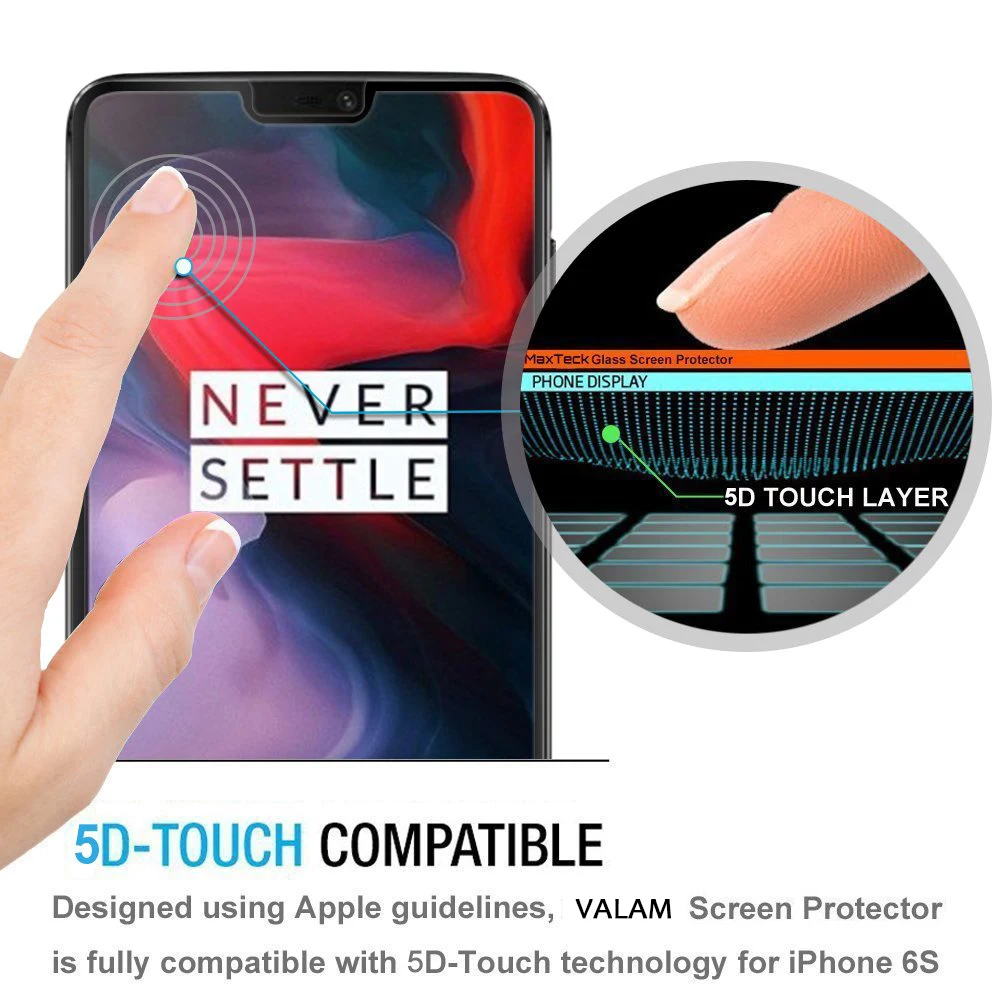 VALAM полное клеевое закаленное стекло Защита экрана для Oneplus 6 6T 5 5T покрытие 7 oneplus pro