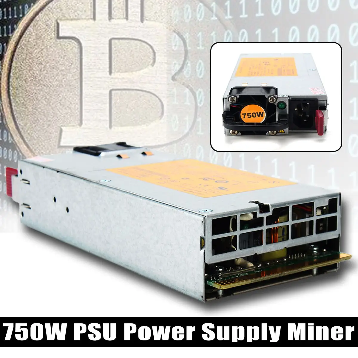 

1Pcs 750w PSU Power Supply Mining Miner For Antminer S3 S1 S5 miner BTC Coin