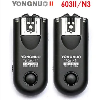 

Yongnuo RF-603 II Wireless Flash Trigger N3 for Nikon D90 D600 D7100 D7000 D5100 D5000 D3100 D3000