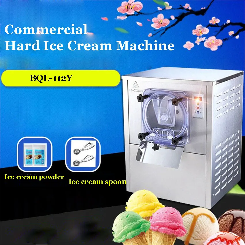 Commercial Hard Ice Cream Machine HCBJ-450*2 Stainless Steel Ice Cream Maker 1400w 220V/50Hz