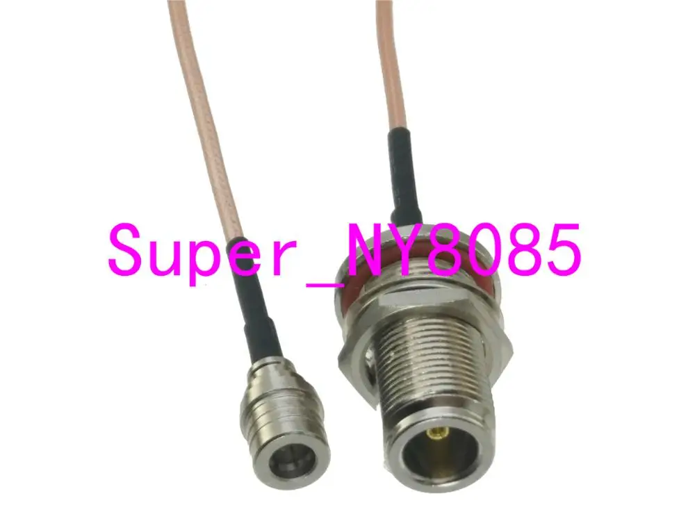 

RG316 Cable N Female Jack Bulkhead to QMA Male Plug Straight Cable 6inch~10FT