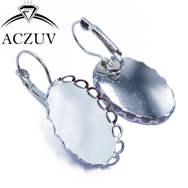 oval leverback lace earring blank (6)