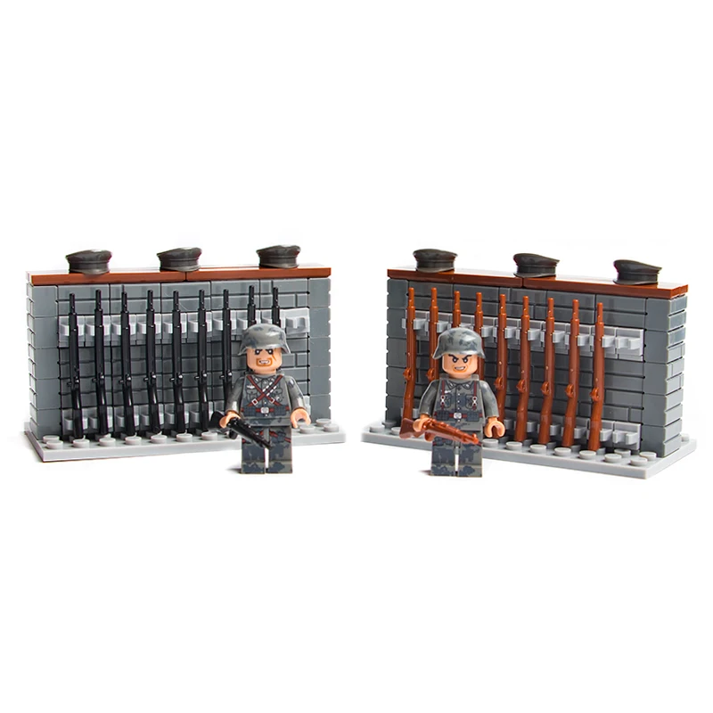 WW2 Military Soldiers Rifle Weapons Building Blocks Army MOC Figures Gun Model Accessories Blocks Toy Compatible LegoINGly