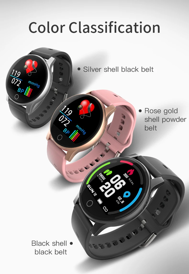 IP67 Водонепроницаемый smartband браслет монитор сердечного ритма цветной экран фитнес-трекер сообщение напоминание умный Браслет