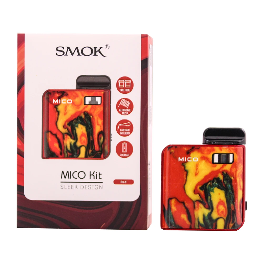 Распродажа! комплект SMOK Mico, электронная сигарета, аккумулятор 700 мАч, электронная сигарета, анти-протекающая сигарета, картридж, катушка VS NORD RPM40