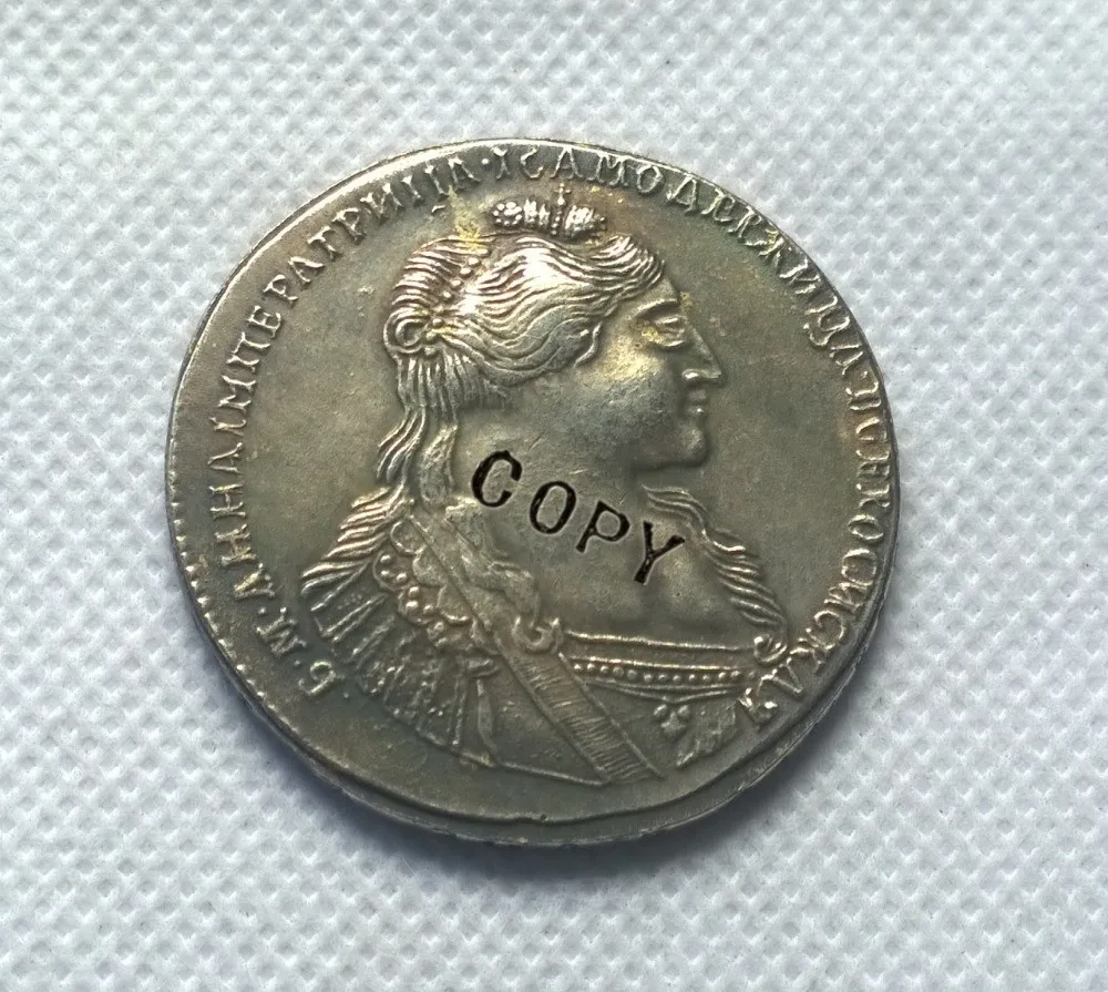 

Type#2: 1736 RUSSIA 1 ROUBLE copy coins commemorative coins-replica coins medal coins collectibles badge