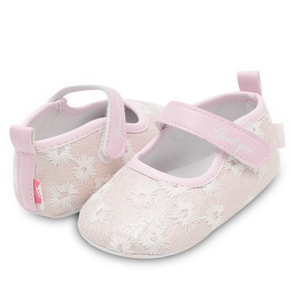 Детская обувь холщовая кожа девушка мягкая подошва прекрасный детские мокасины принцесса ребенок первые ходунки повседневная обувь для маленьких девочек 0-18 месяцев