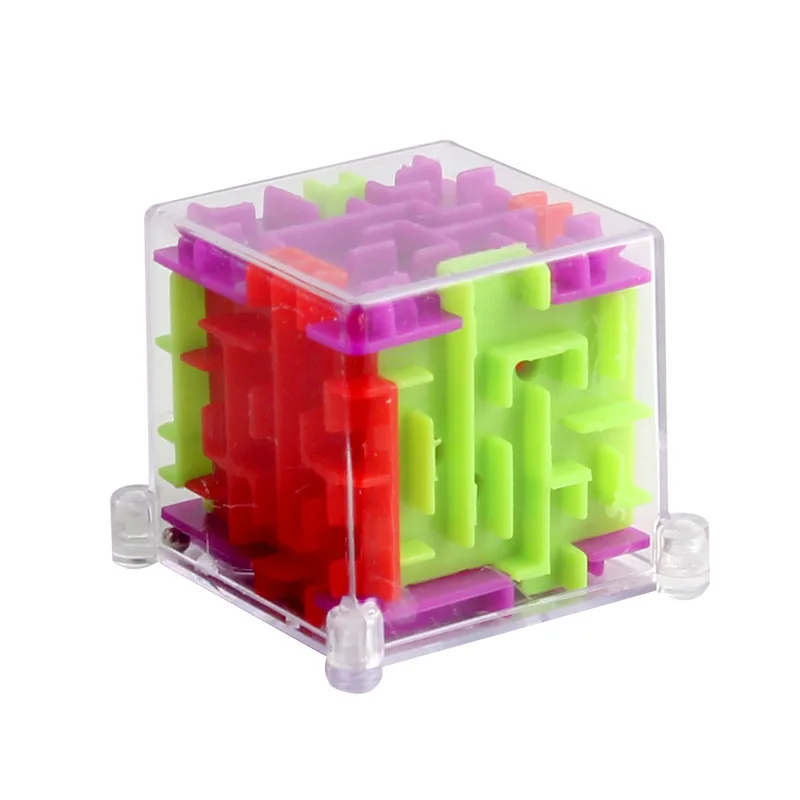 1 шт. Творческий 3D трехмерный лабиринт Копилка вращающийся куб Puzzle