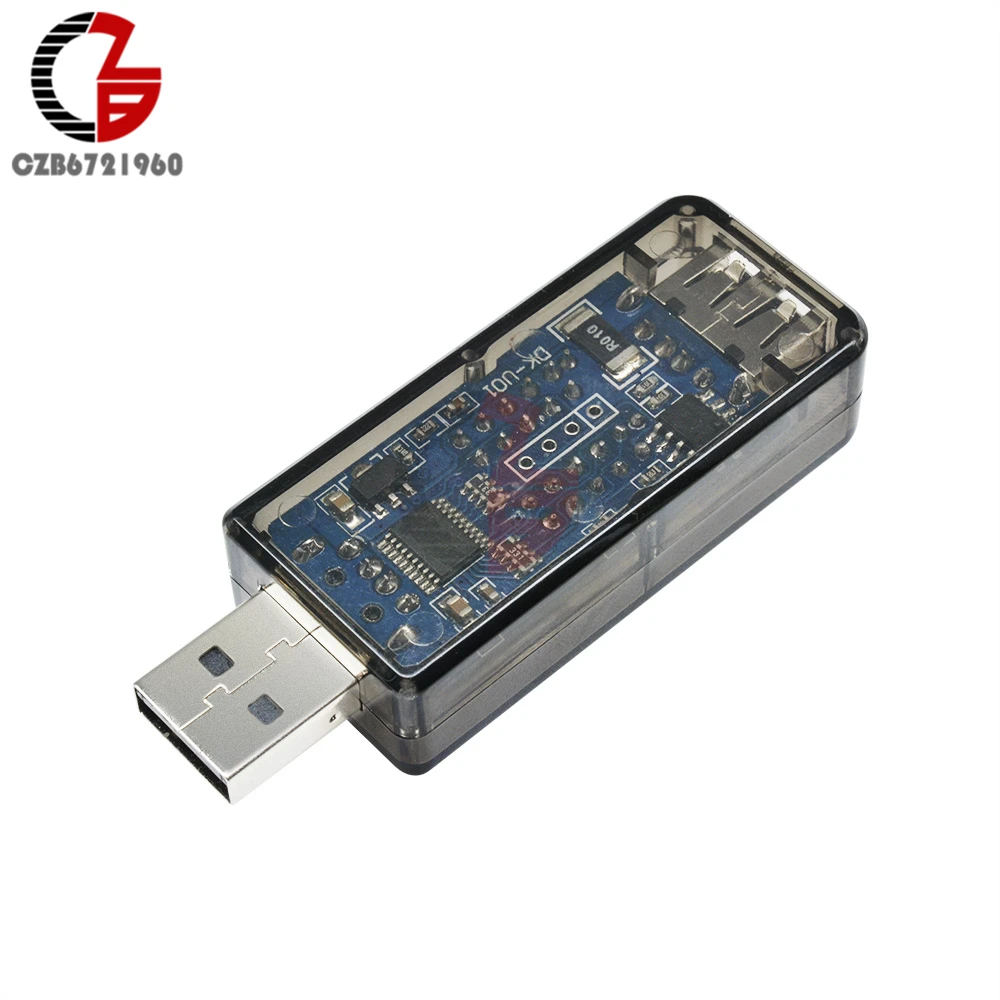 USB тестер с двойным дисплеем 5 В 12 В|Измерители напряжения| |