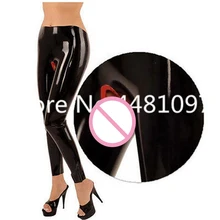 Сексуальные латексные женские брюки Уникальные резиновые брюки Клубная одежда
