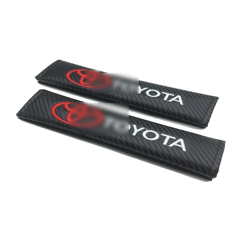 

car universal racing seat belt clip adjuster seatbelt extender Cover Styling Shoulder Pad For Toyota Black Case car accessories