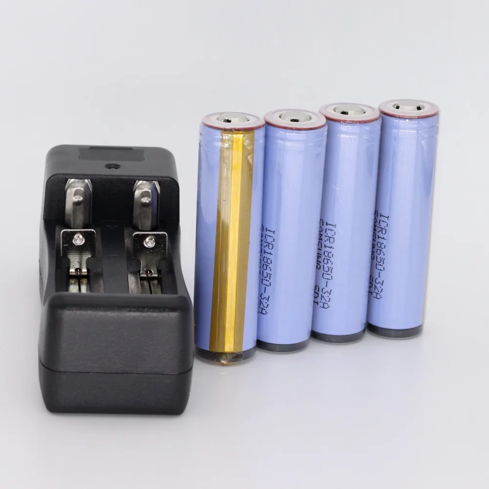 4pcs protected ICR18650 32A 3200mah Rechargeable font b Li ion b font 3 7v font b