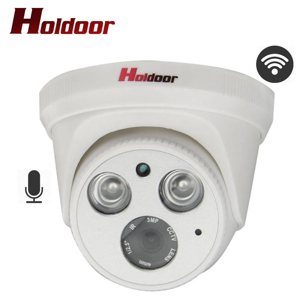 

Holdoor HD IP WiFi Camera Surveillance Wireless CCTV Indoor Motion Detection Video Audio Recorder Night Vision Android iOS Onvif