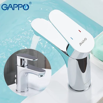 

GAPPO Basin Faucets Single Hole Chrome Water Tap Dec Mounted Sink Faucet Washbasin Mixer Taps Torneira de chuveiro