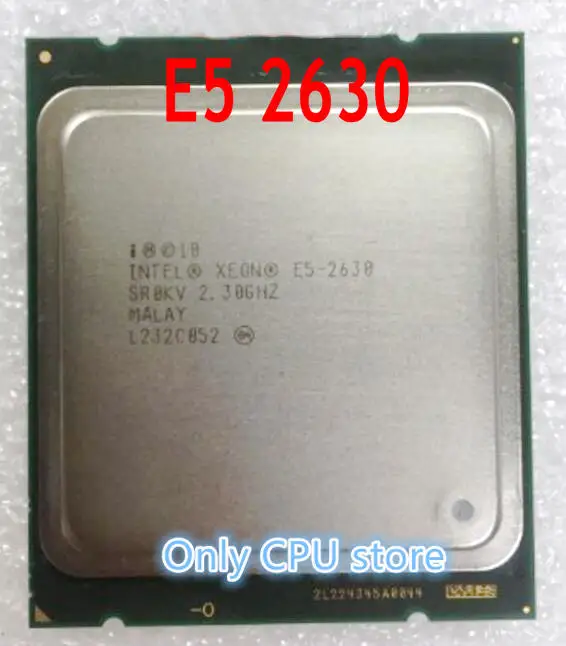 Процессор intel xeon e5 2630 SR0KV 2 3 ГГц 7.2 ГТ/с 15 Мб шесть ядер LGA2011 E5-2630 центральный